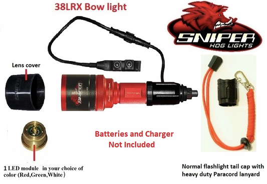38LRX Rifle Light with 1-4 colors